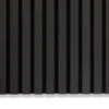 Akupanel Zwart Hout 270x60 cm