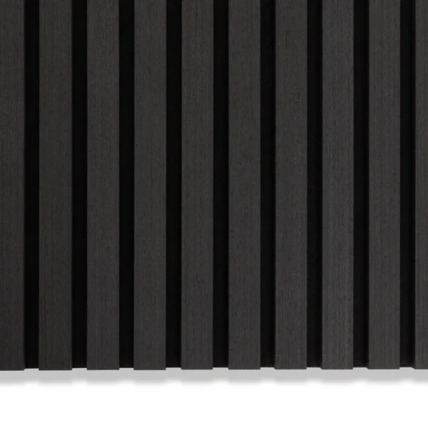 Akupanel Zwart Hout 270x60 cm