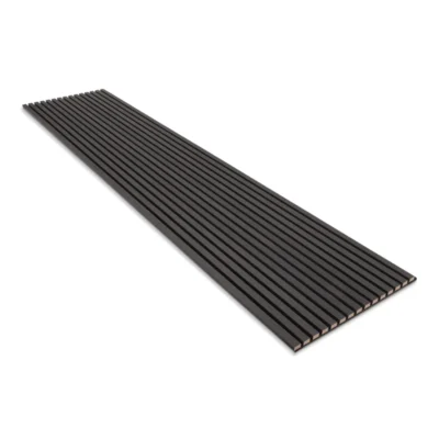 Akupanel Zwart Hout 270x60 cm