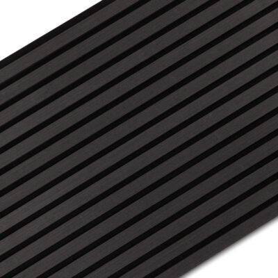 Akupanel Zwart Hout 270x60 cm